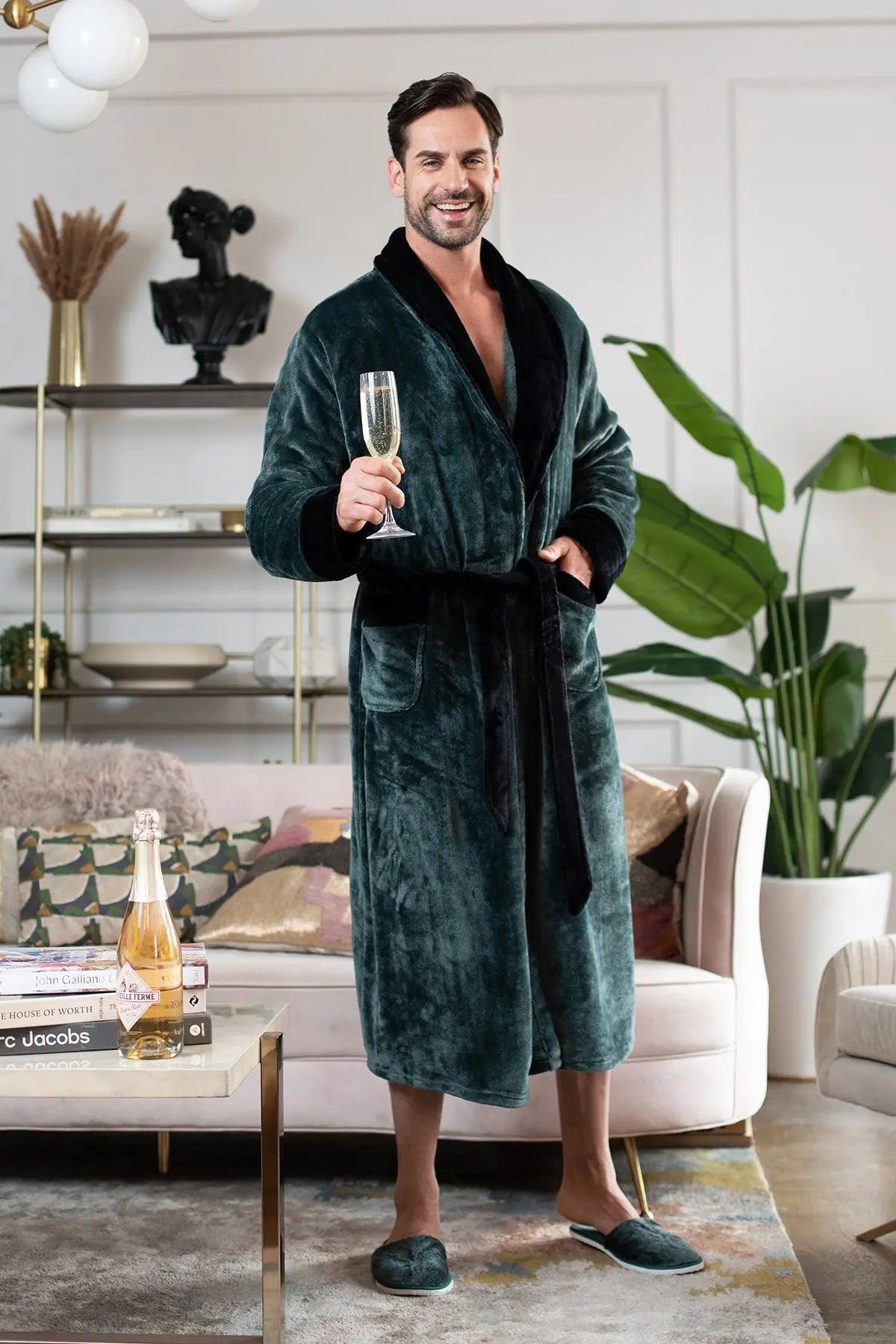 fleece robes men