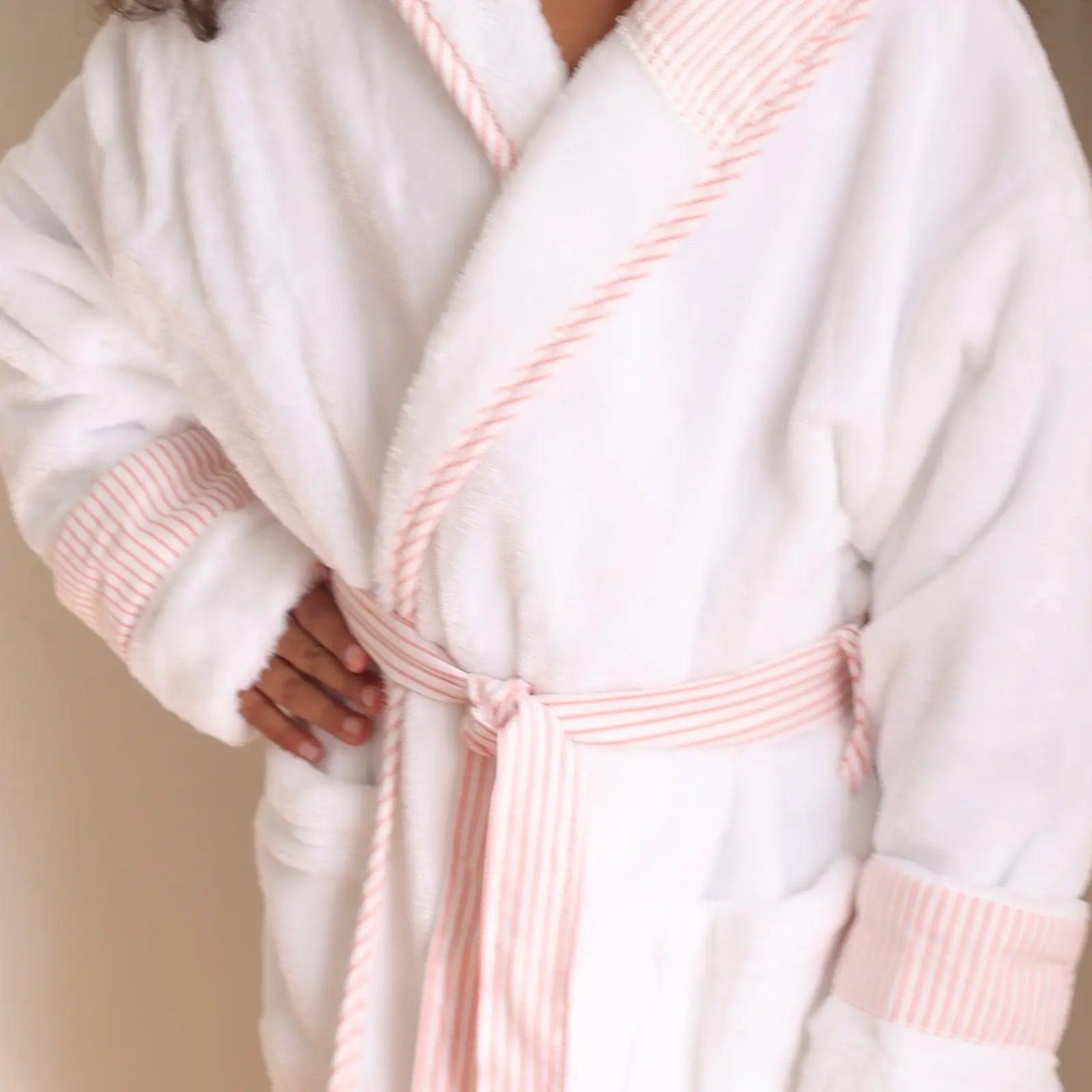 Ultimate Kids’ Plush Bathrobe - Lotus Linen