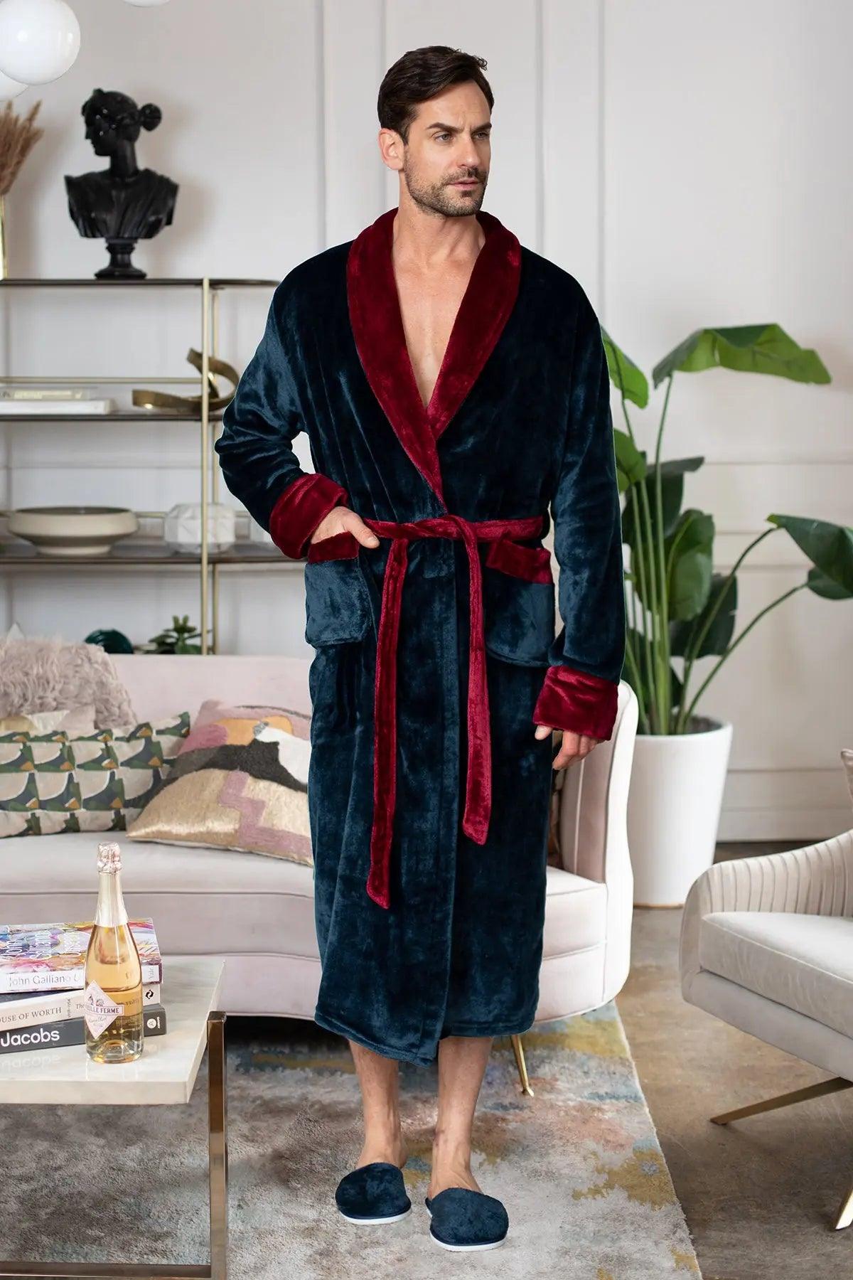 men plush robes